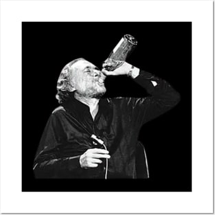 Charles Bukowski Drink - Black Vintage Posters and Art